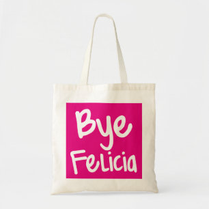 Tela Bolso divertido del refrán de Felicia del adiós
