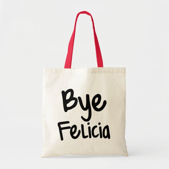Tela Bolso divertido del refrán de Felicia del adiós (Frente)