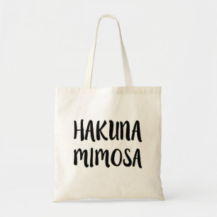 Tela Bolso divertido del refrán del Mimosa de Hakuna