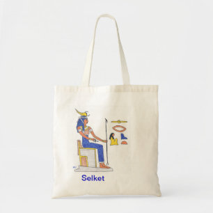 Tela Bolso egipcio de la diosa del escorpión de