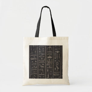 Tela Bolso egipcio de la impresión de los jeroglífico