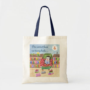 Tela Bolso elegante de la biblioteca del niño del