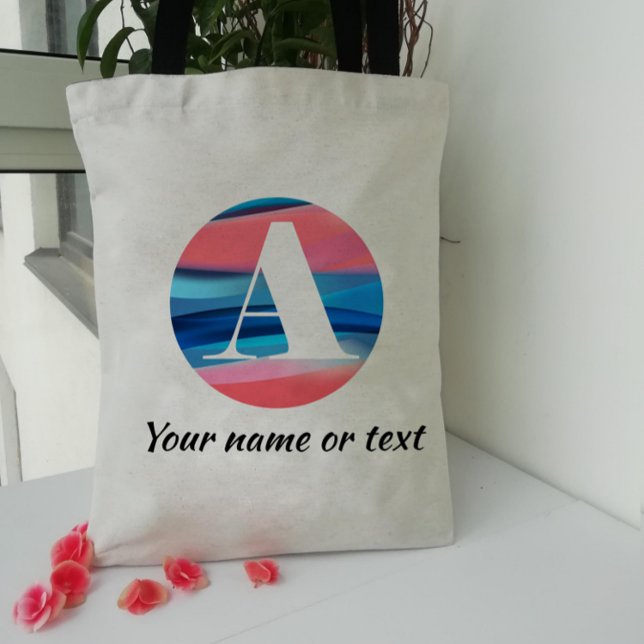Tela Bolso elegante y sencillo con monograma de letra A (Subido por el creador)