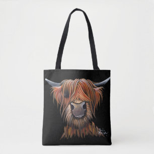 Tela Bolso escocés de "BRUCE" de la vaca de la montañ