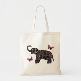 Tela Bolso exótico de la lona del elefante de la joya