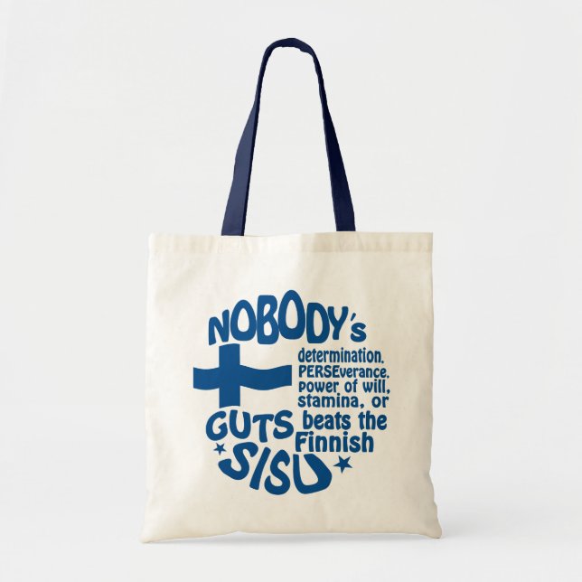 Tela Bolso finlandés de SISU - elija el estilo (Frente)