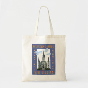 Tela Bolso francés del Cuarto-Tote de N'awlins
