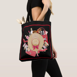 Tela Bolso grande de alta costura