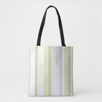 Tela Bolso grande de rayas de acuarela gris verde salvi