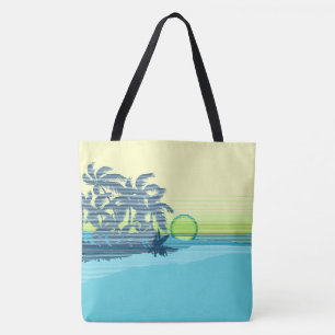 Tela Bolso hawaiano de la playa de las personas que