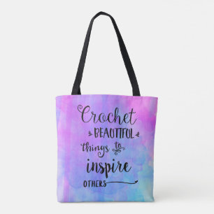 Tela Bolso hermoso de las cosas del ganchillo