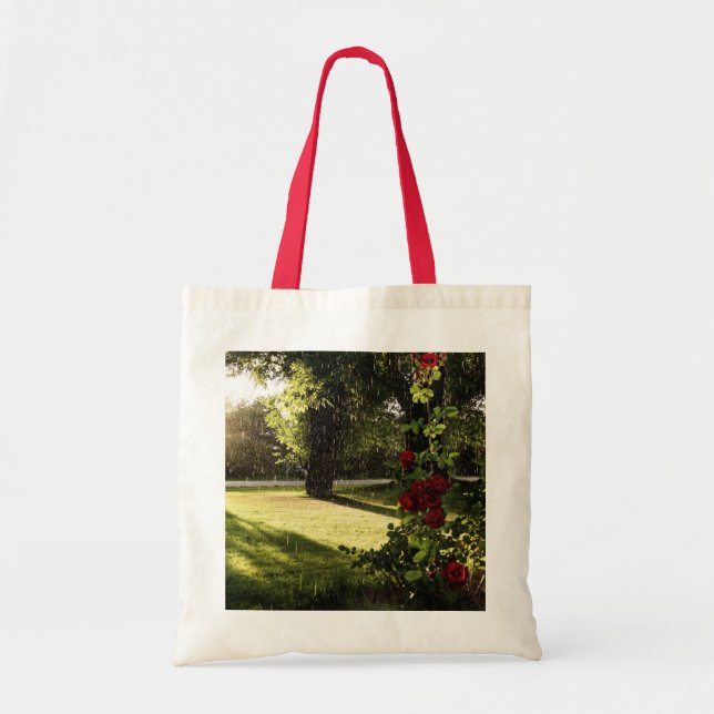 Tela Bolso lluvioso de los rosas (Frente)