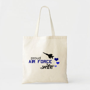 Tela Bolso orgulloso de la esposa de la fuerza aérea