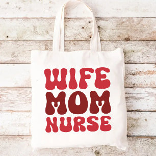 Tela Bolso para Madre Esposa Enfermera, Regalo de Gradu