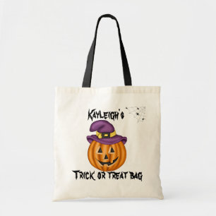 Tela Bolso personalizado del truco o de la invitación