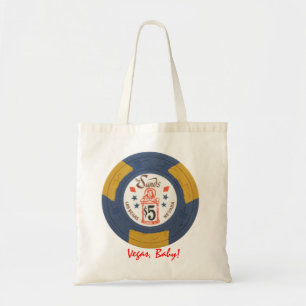 Tela Bolso personalizado ficha de póker del regalo del