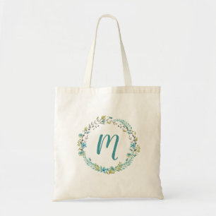 Tela Bolso personalizado floral pintado de la lona del