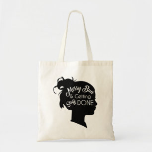 Tela Bolso Presupuesto de Moño Desordenado