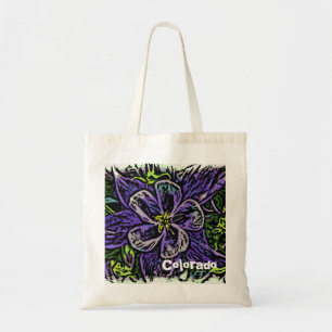 Tela Bolso resuable columbine de Colorado