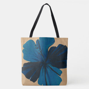 Tela Bolso reversible de la playa del hibisco hawaiano