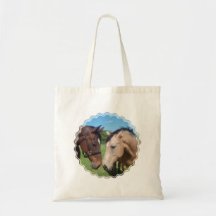 Tela Bolso romántico de la lona del caballo pequeño