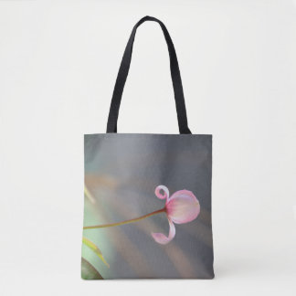 Tela Bolso rosado del comprador del tote del brote de