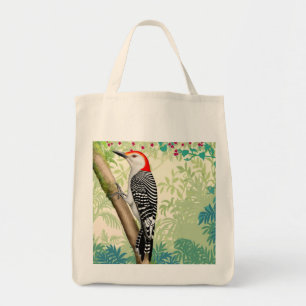 Tela Bolso salvaje hinchado rojo del pájaro de la