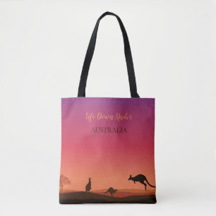 Tela Bolso Temático Vida en Australia Canguro Debajo de
