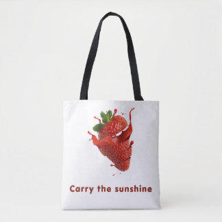 Tela Bolso Tot con Patrón de Frutas Adorable