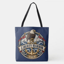 Bolso Tot de Marina Águila Ancla Liberty Harbor