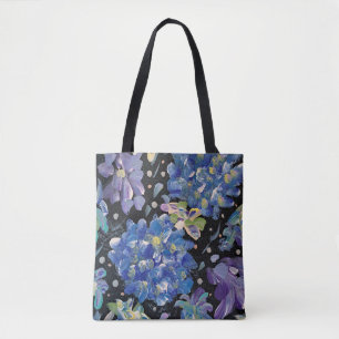 Tela Bolso Tot de Noche Hydrangea