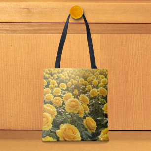 Tela Bolso Tot de Rosas Amarillas