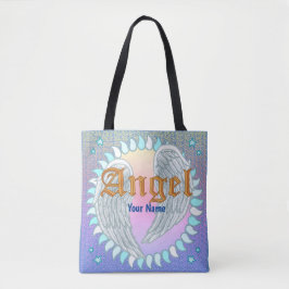 Tela Bolso tote alas de ángel