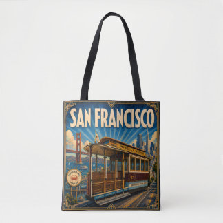 Tela Bolso tote art déco de San Francisco