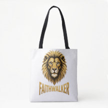 Bolso tote cara de león dorado