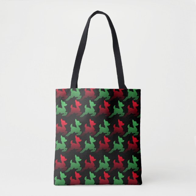 Tela Bolso tote con envoltorio de regalo (Anverso)