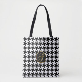 Tela Bolso tote con estampado de dientes de perro G Mon