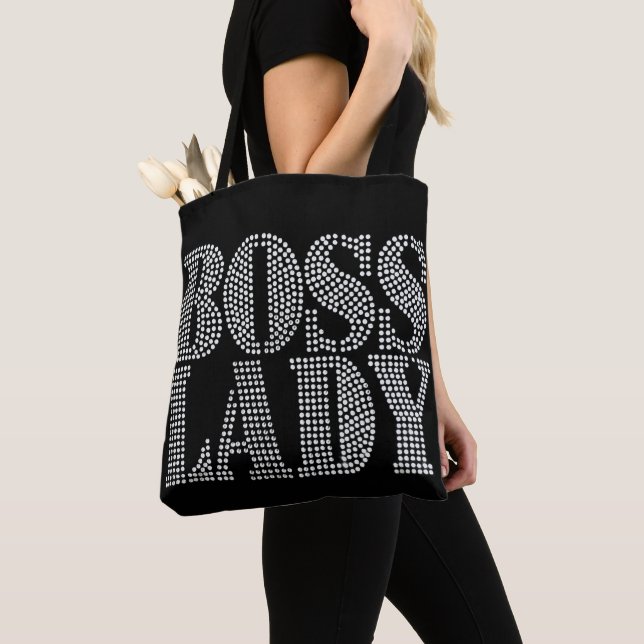 Tela Bolso tote con estampado total de Boss Lady (Detalle)