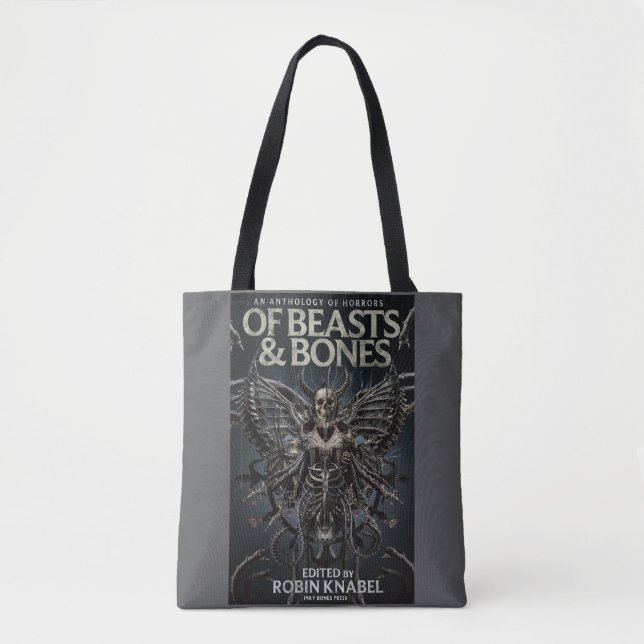 Tela Bolso tote de bestias y huesos (Anverso)