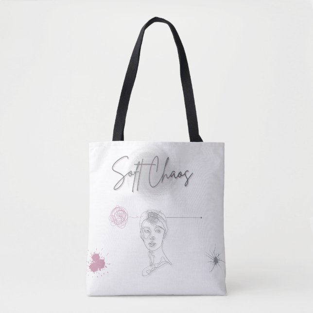 Tela Bolso Tote de Caos Suave  (Anverso)