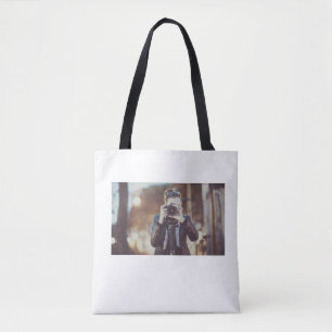 Tela Bolso tote de chica de fotografía 📸