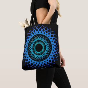 Tela Bolso tote de diseño geométrico