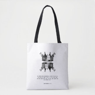 Tela Bolso Tote de Fe Cristiana Audaz