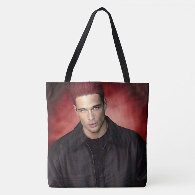 Tela Bolso tote de gravedad roja (Anverso)