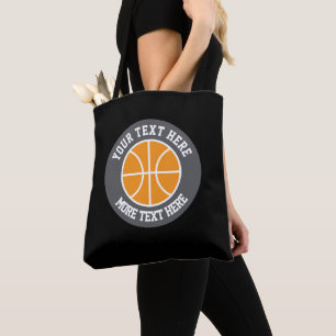 Tela Bolso tote de hombro con logo deportivo de balonce