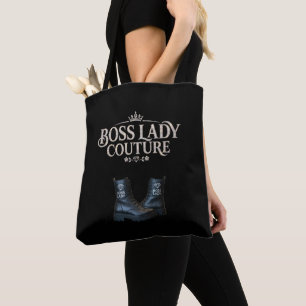 Tela Bolso tote de impresión total Boss Lady Fashion