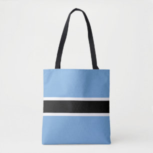 Tela Bolso tote de la bandera patriótica de Botsuana
