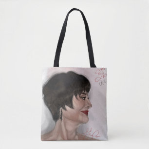 Tela Bolso tote de la colección de arte de fan de Broad