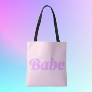 Tela Bolso tote de la declaración BABE –Llévalo como si