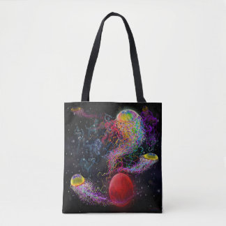 Tela Bolso Tote de Medusa Arcoíris